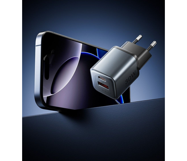 Vention Ładowarka 30W GaN 1x USB-A 1x USB-C czarna - 1543401 - zdjęcie 2